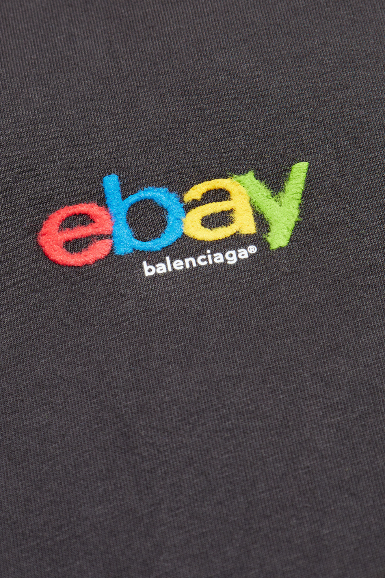 Grey T-shirt with crumpled effect Balenciaga - Vitkac GB